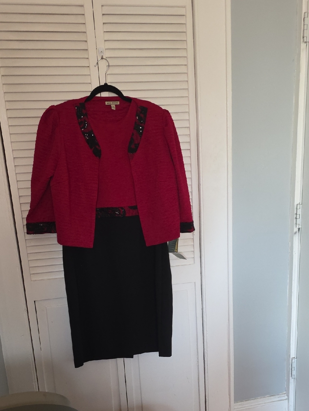 MAYA BROOKE 2PC DRESS AND JACKET NWT